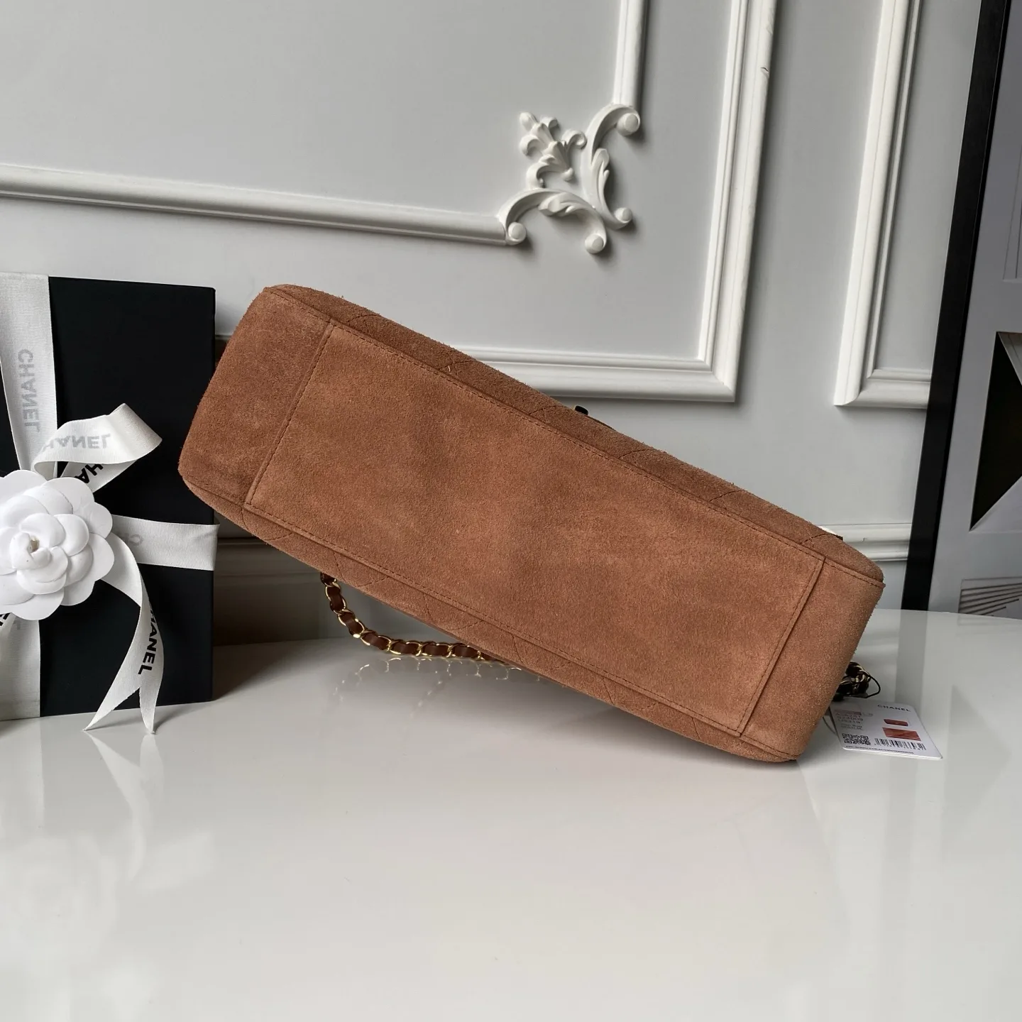 Chanel Suede Leather Classic Flap Shoulder Bag product photo from LabelPicks