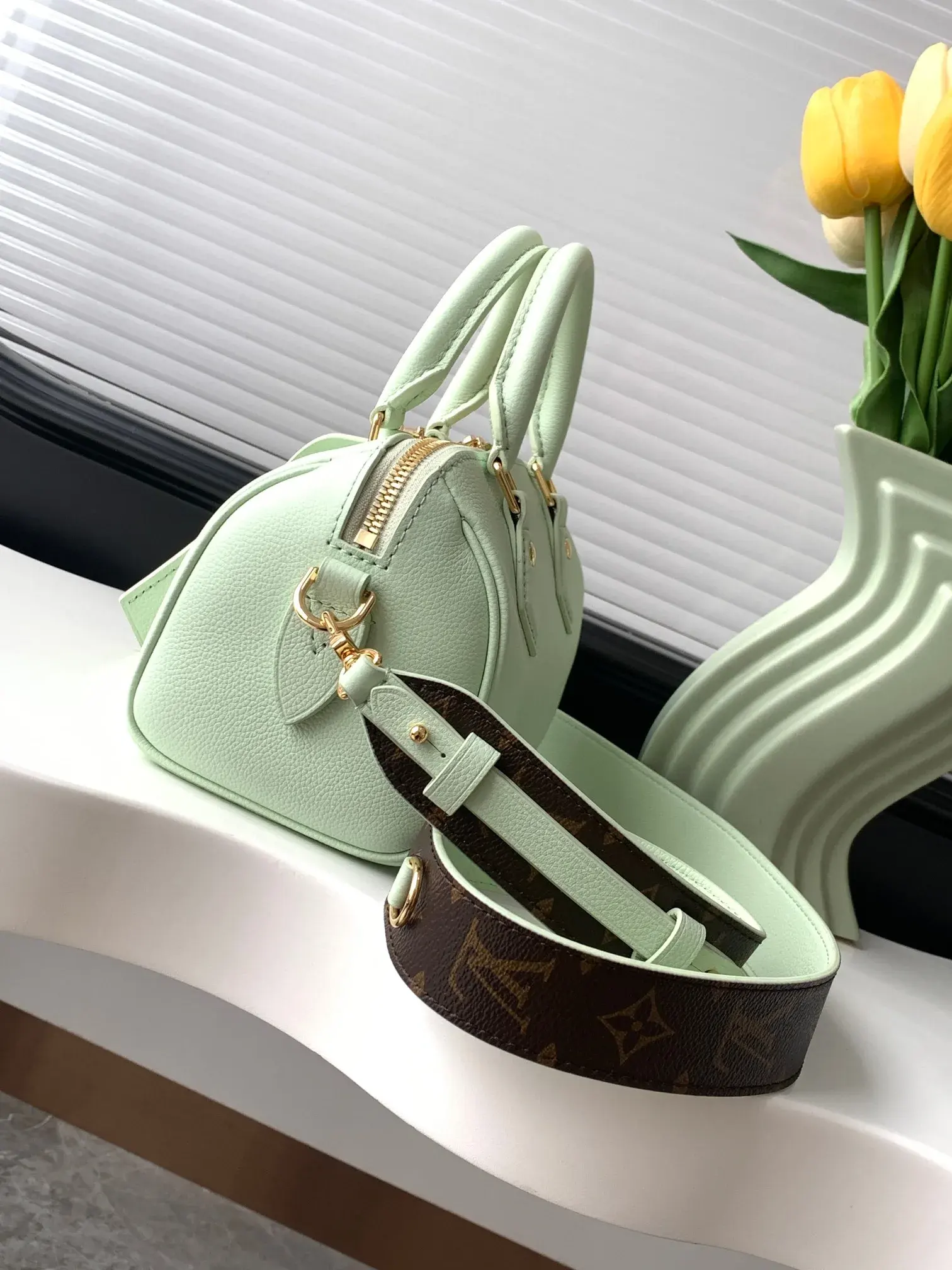 Louis Vuitton Green Speedy Top Handle Bag product photo from LabelPicks