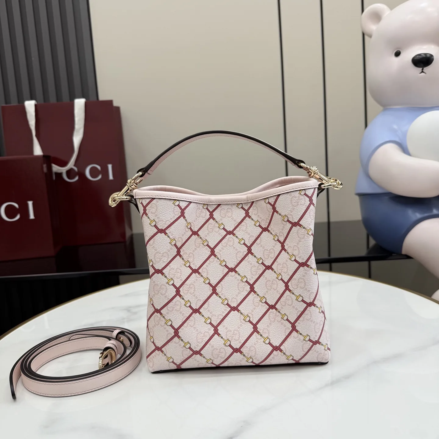 Gucci Pink Bucket Bag product photo from LabelPicks