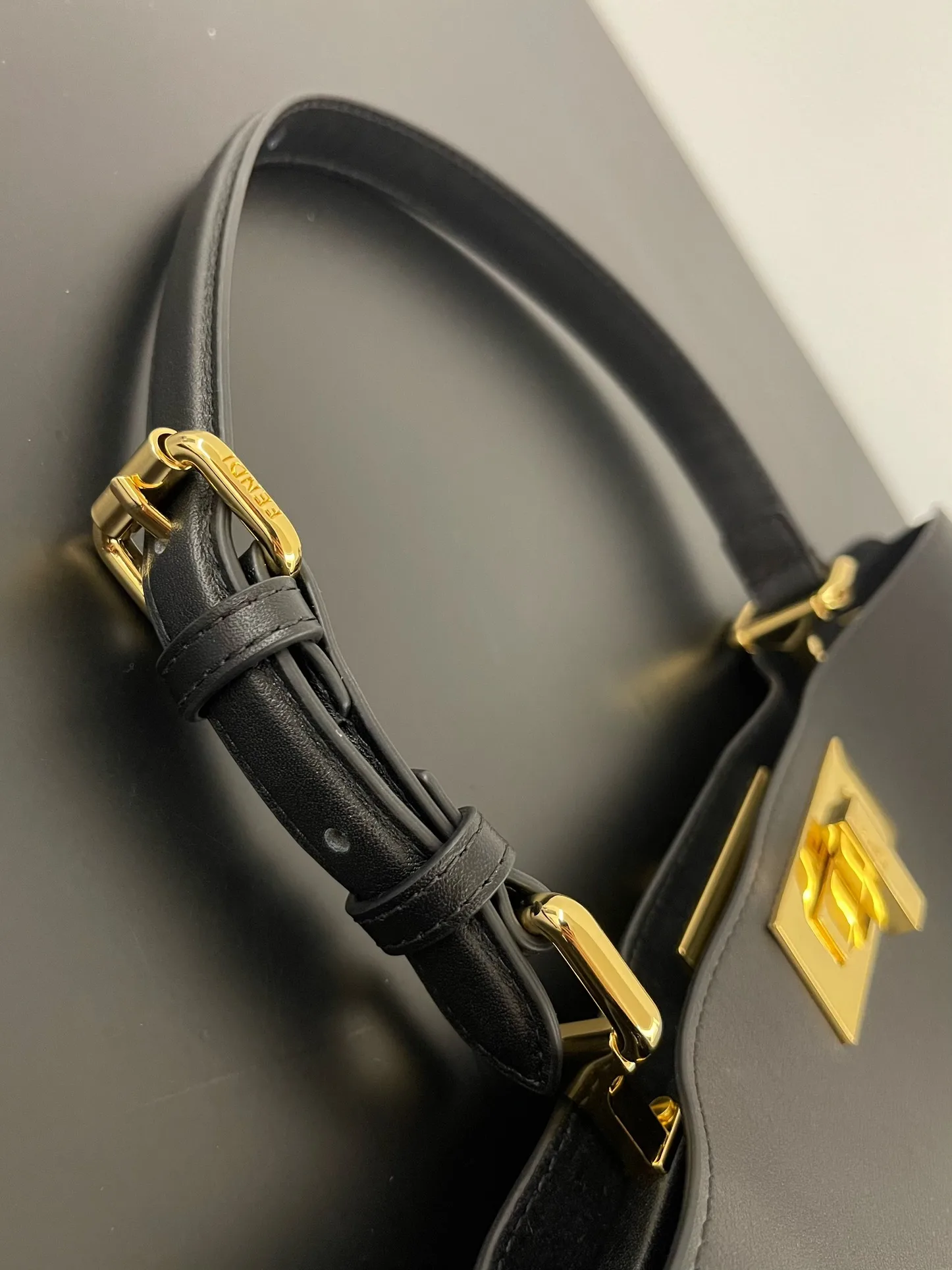 Fendi Calfskin Peekaboo Top Handle Bag product photo from LabelPicks