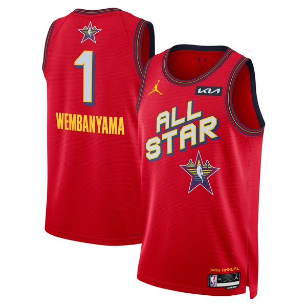 Victor Wembanyama Jordan Brand Unisex 2025 NBA All-Star Game Swingman Player Jersey - Red