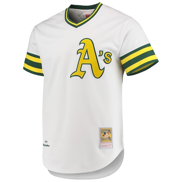 Reggie Jackson Oakland Athletics 1972 Cooperstown Collection Authentic Jersey - White
