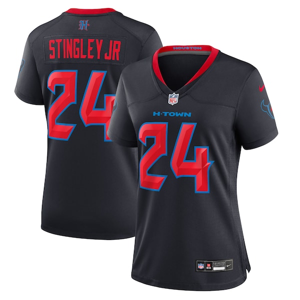 Derek Stingley Jr. Houston Texans Nike Women's Alternate Game Jersey - Navy