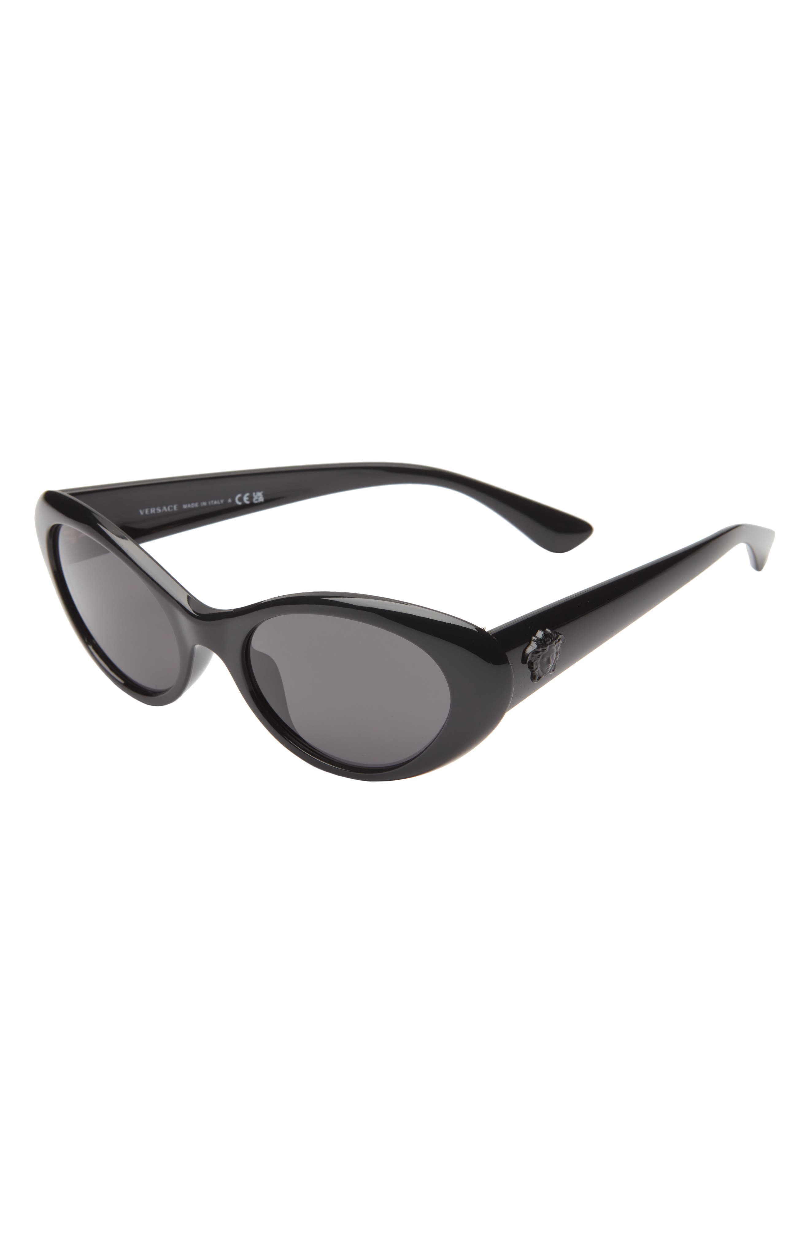 Versace 53mm Oval Sunglasses