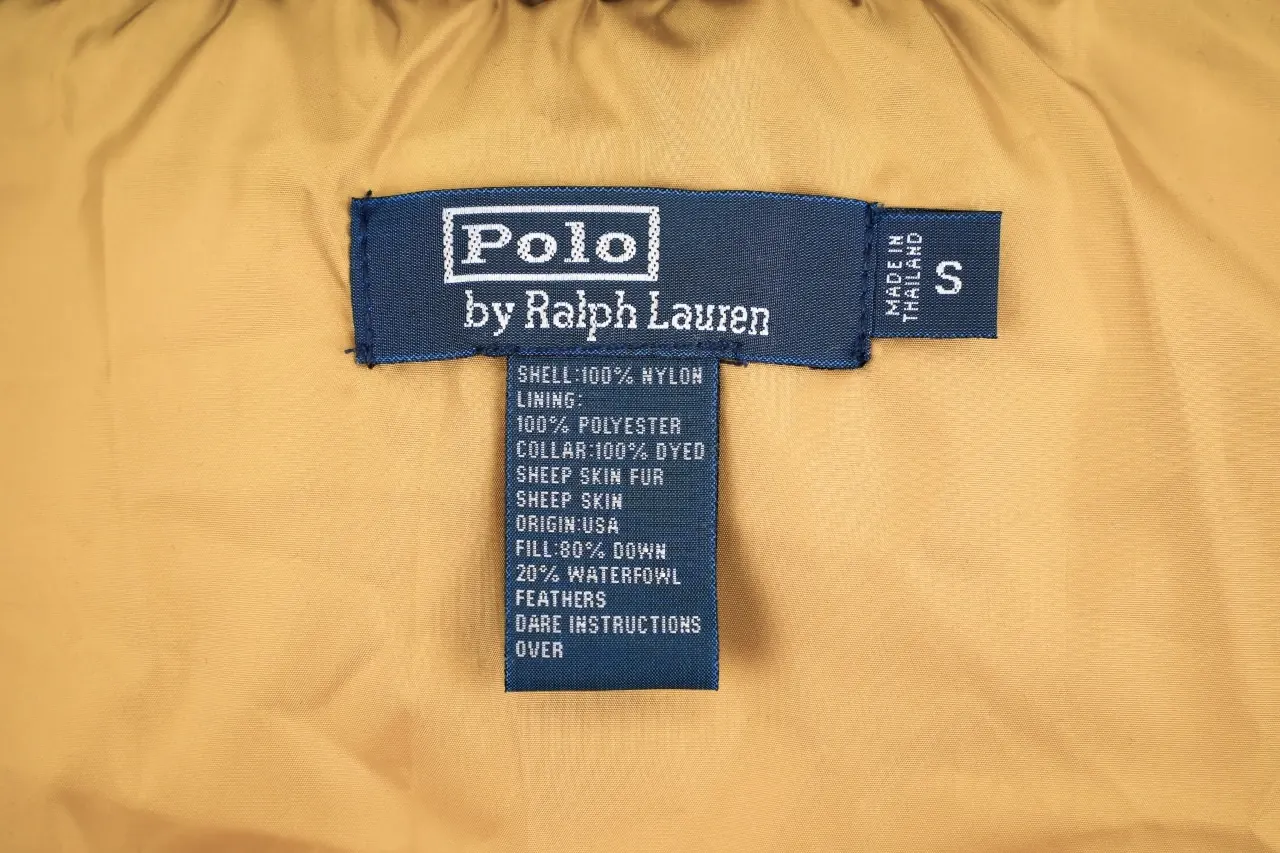 Ralph Lauren Beige Pony Embroidered Quilted Down Jacket product photo from LabelPicks