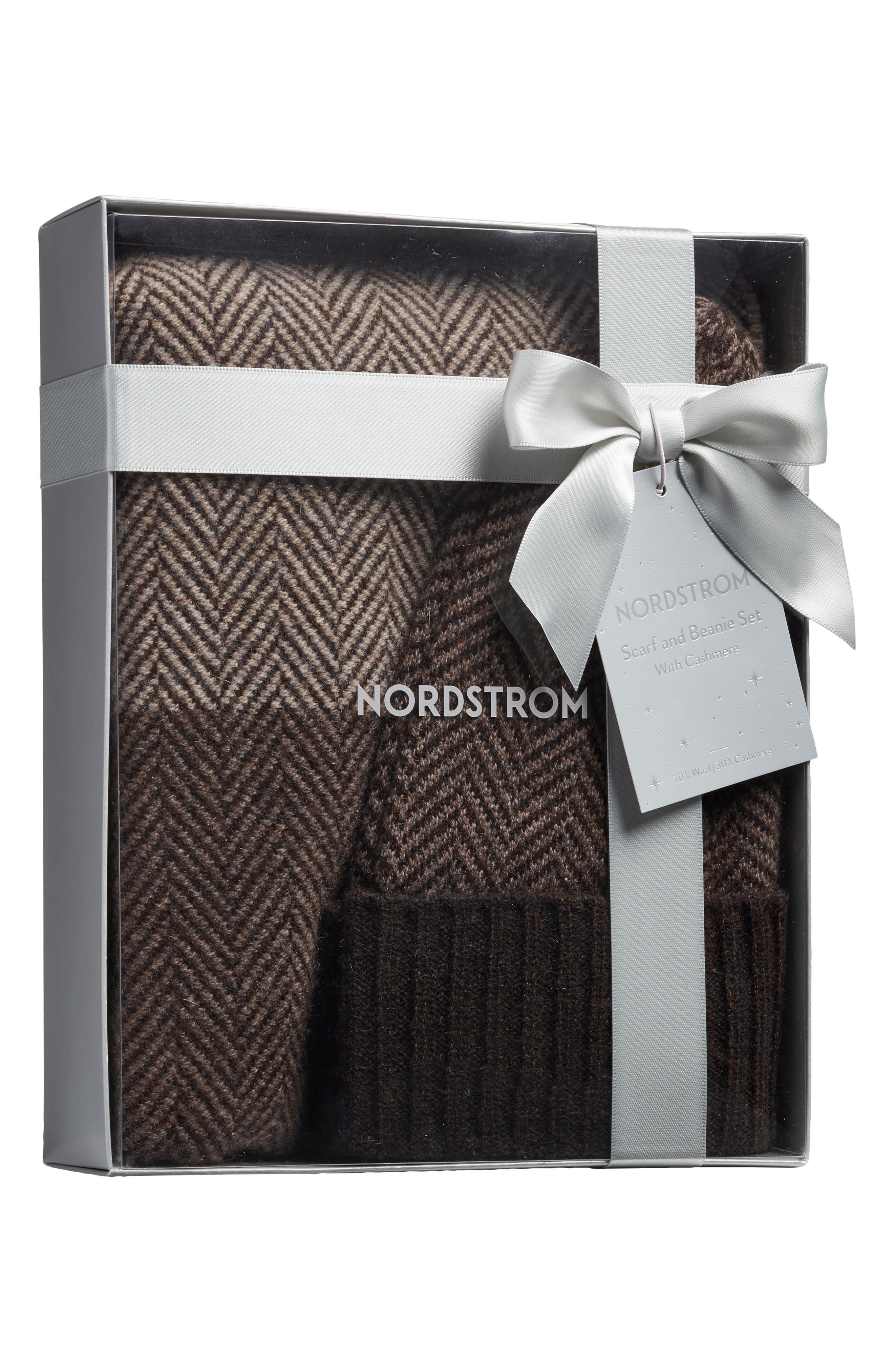 Nordstrom Wool & Cashmere Beanie & Scarf Set