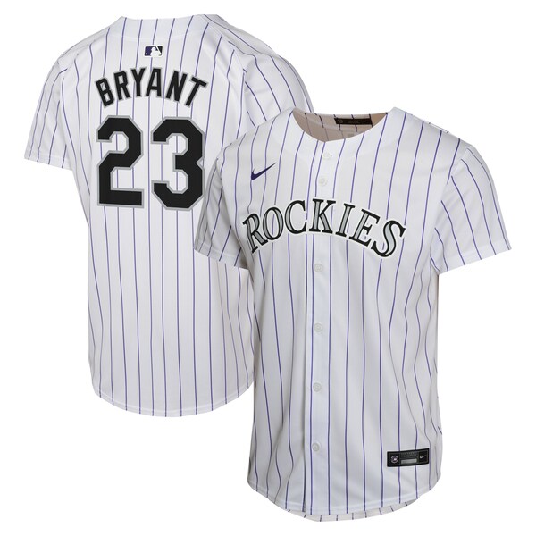 Kris Bryant Colorado Rockies Nike Youth Home Game Player Jersey - White