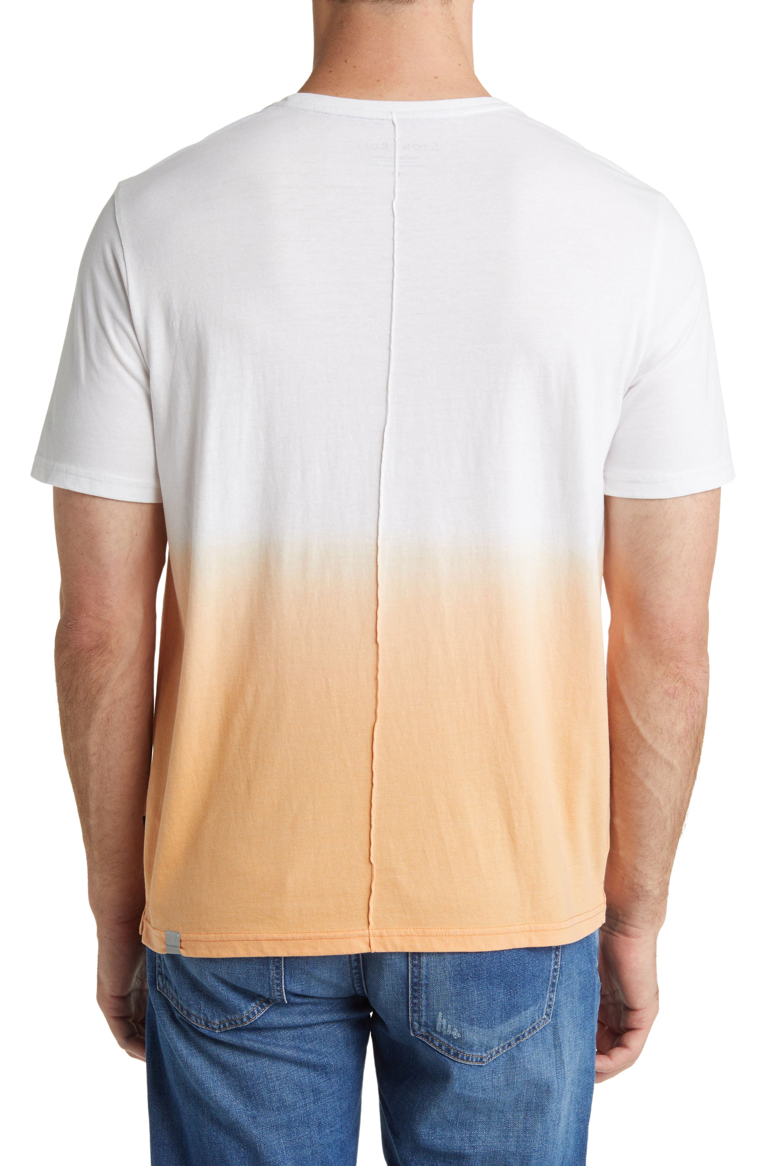 Stone Rose Dip Dye Pocket T-Shirt