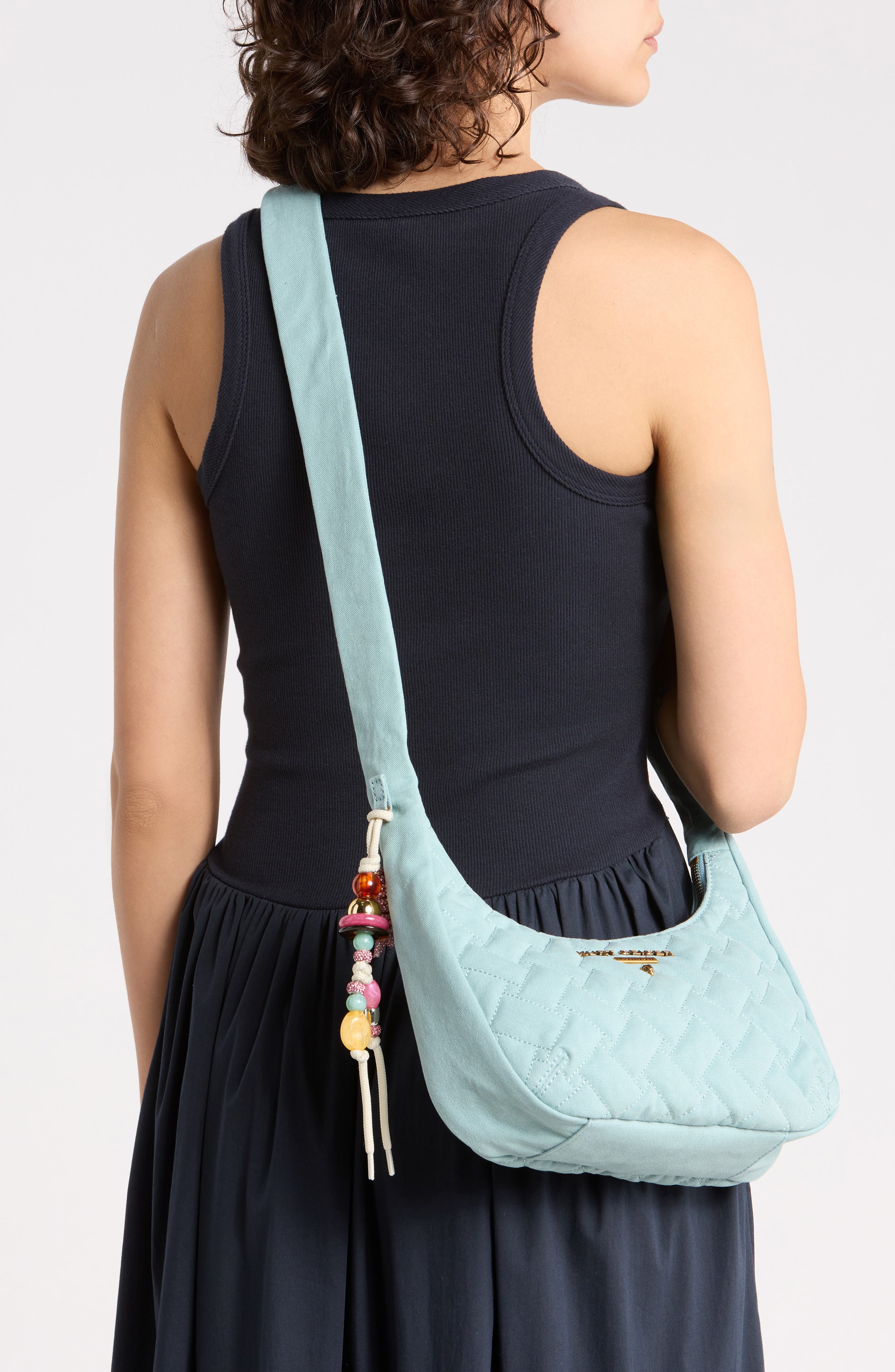 Kurt Geiger London Angel Quilted Hobo Shoulder Bag