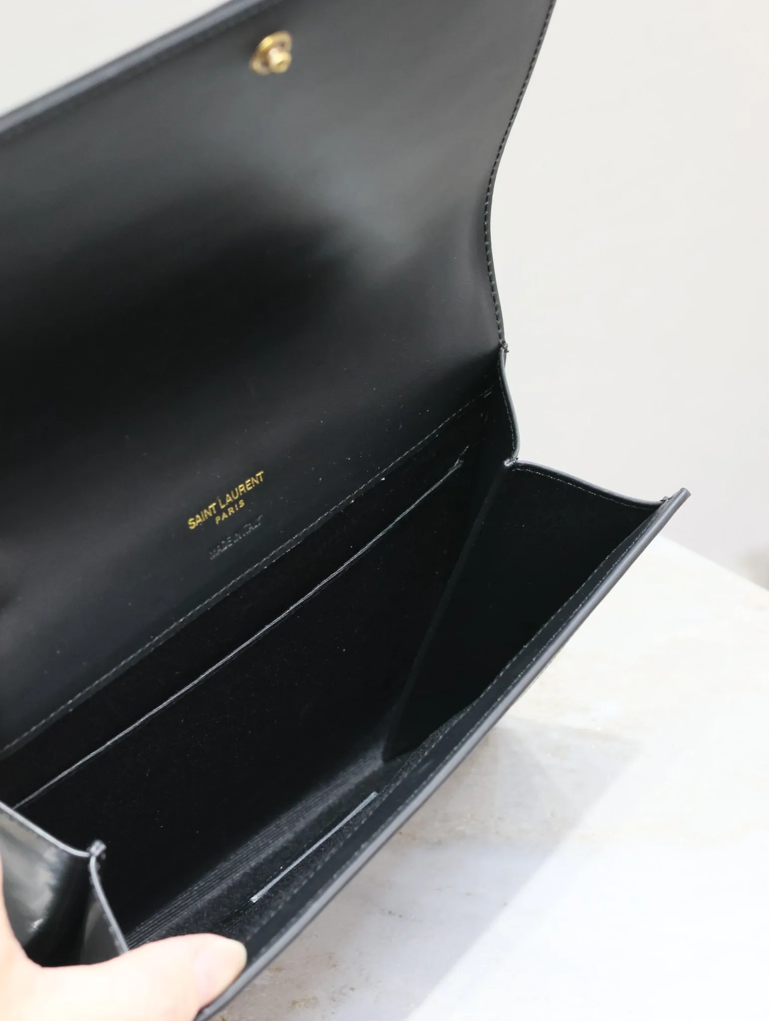 Saint Laurent Satin Clutch product photo from LabelPicks