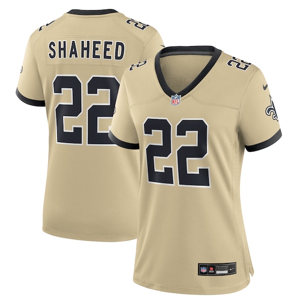 Rashid Shaheed New Orleans Saints Nike Women's Alternate Game Player Jersey - Gold
