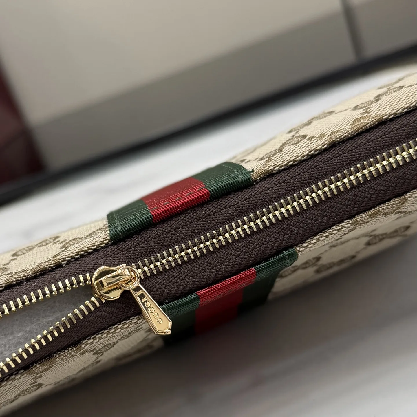 Gucci Brown Quilted Leather Crossbody Bag product photo from LabelPicks