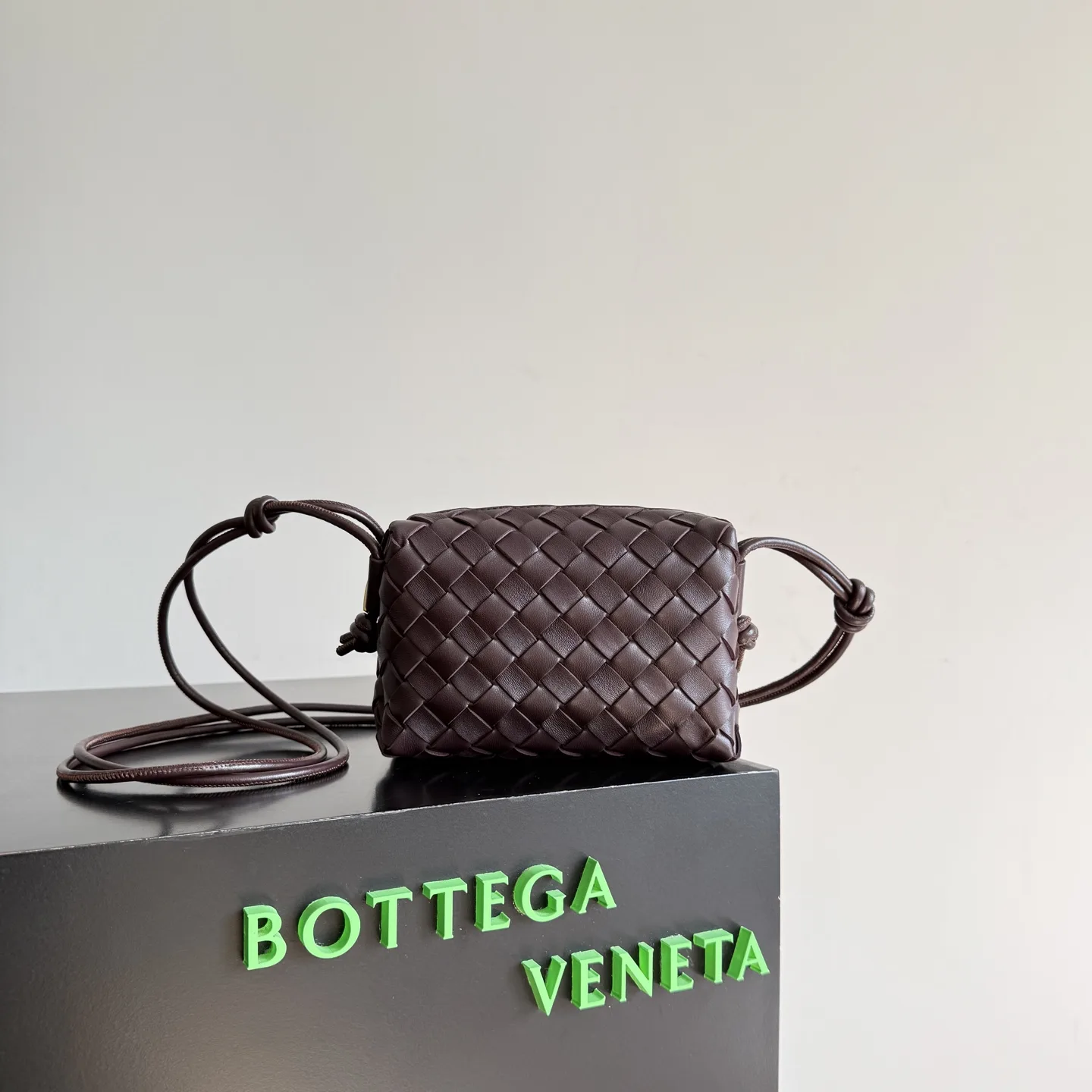 Bottega Veneta Intrecciato Woven Leather Crossbody Bag product photo from LabelPicks