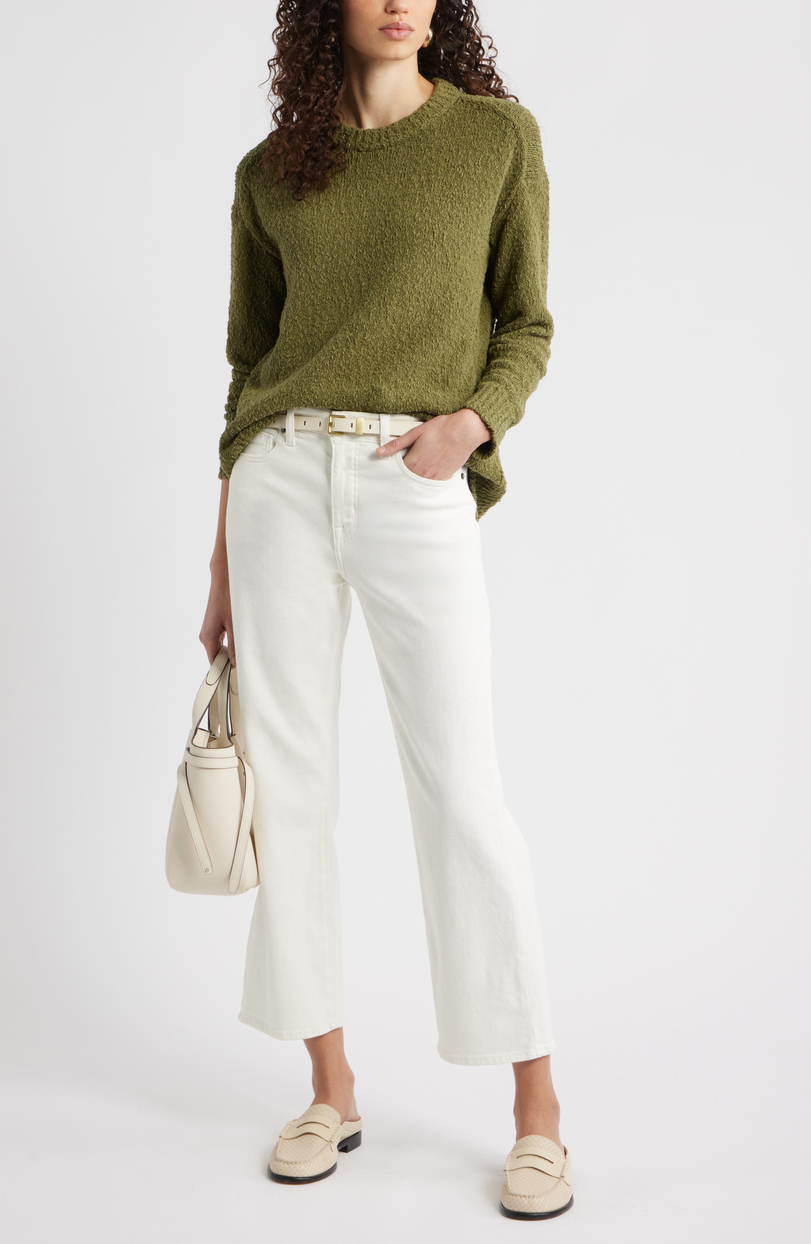 Nordstrom Texture Crewneck Sweater