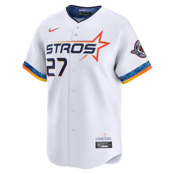 Jose Altuve Houston Astros Nike 2025 City Connect Limited Player Jersey - White