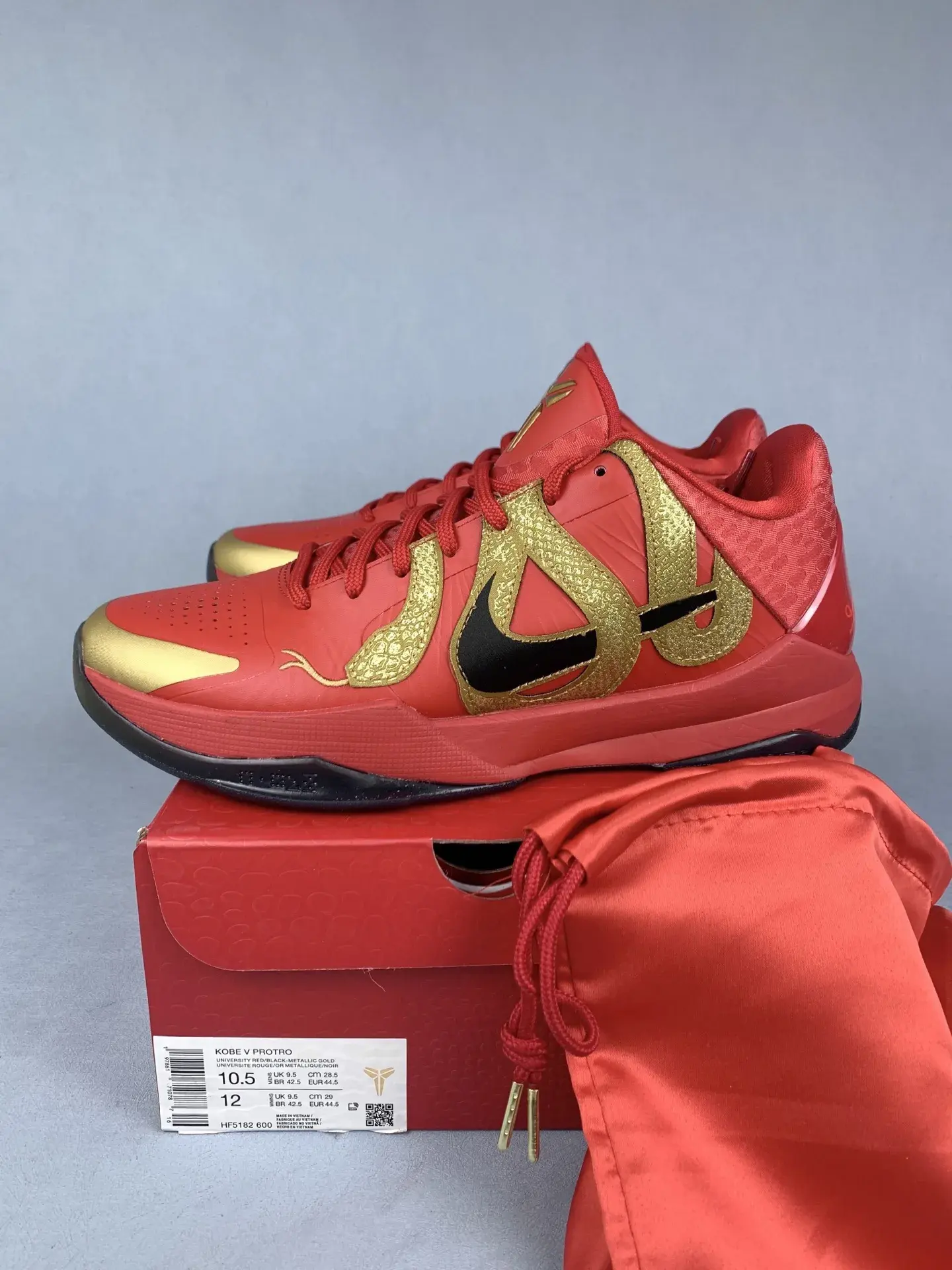 Kobe 5 Protro “Year of the Mamba University Red” Basketball Shoes product photo from LabelPicks