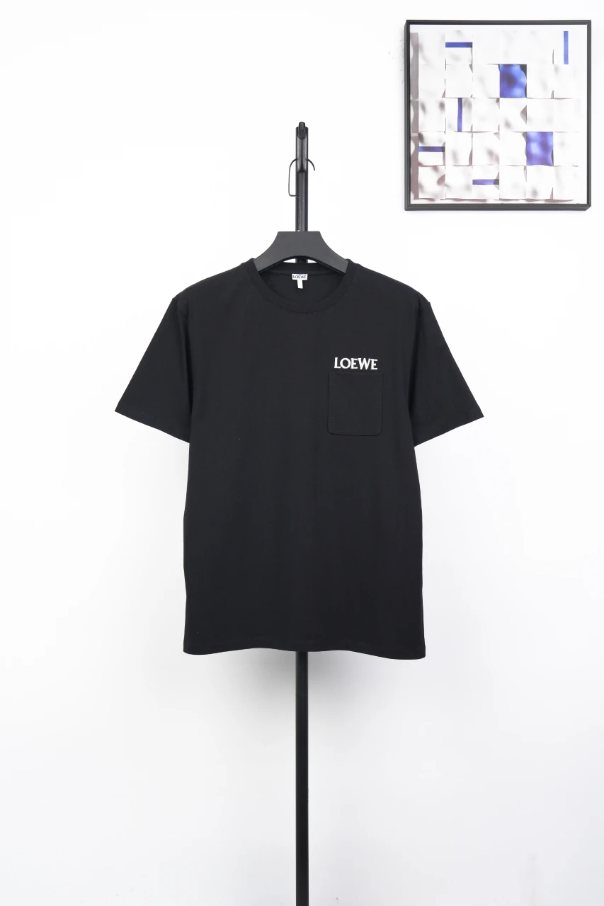 LOEWE Black Pocket Logo Letter T-Shirt product photo from LabelPicks