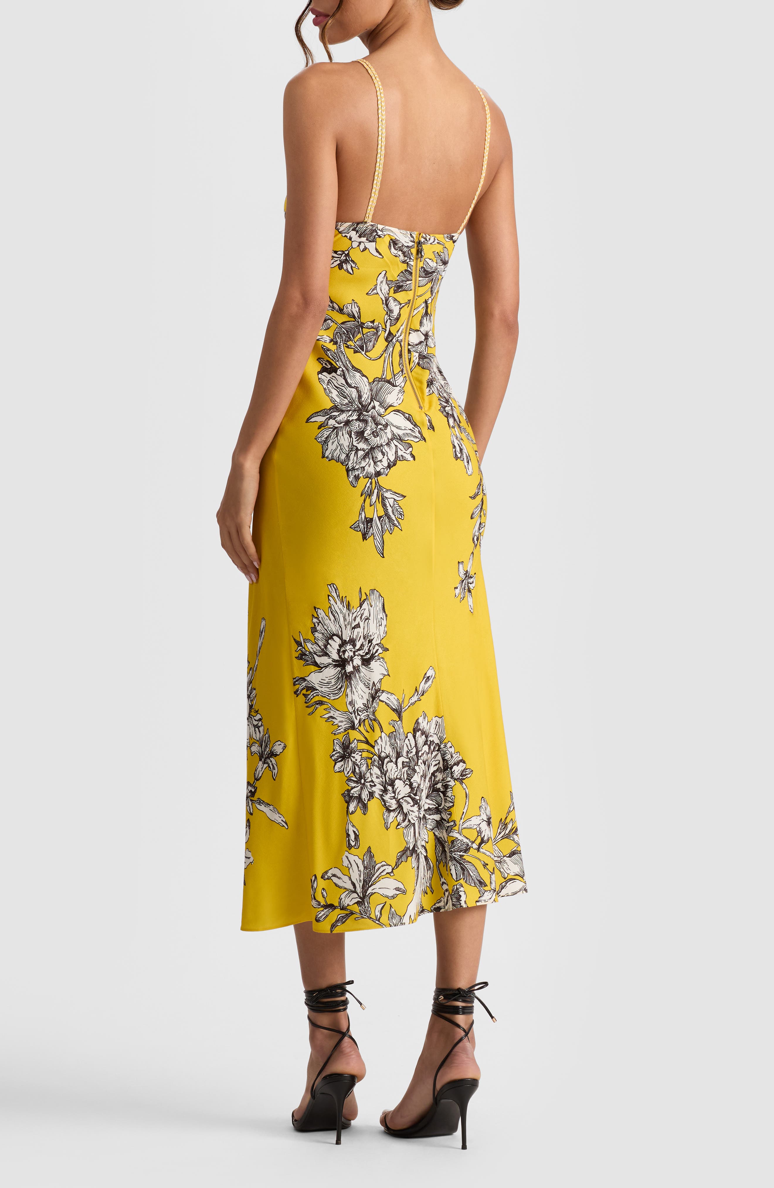 Alice + Olivia Kiro Floral Midi Dress