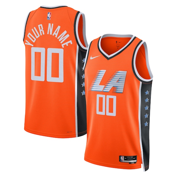 LA Clippers Nike Unisex 2025/26 City Edition Swingman Custom Jersey - Orange