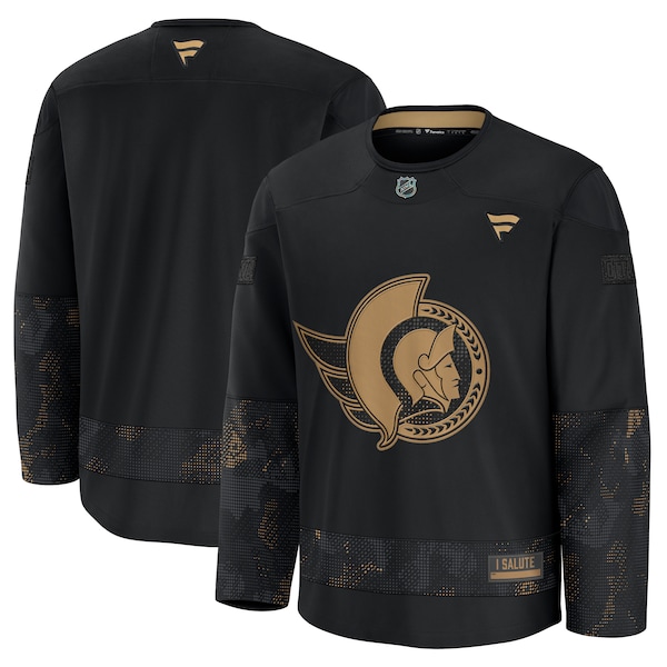 Ottawa Senators  2024 Military Appreciation Practice Jersey - Black