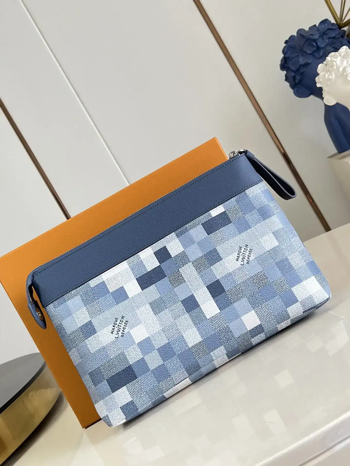 Louis Vuitton Damier Canvas Pochette Clutch product photo from LabelPicks