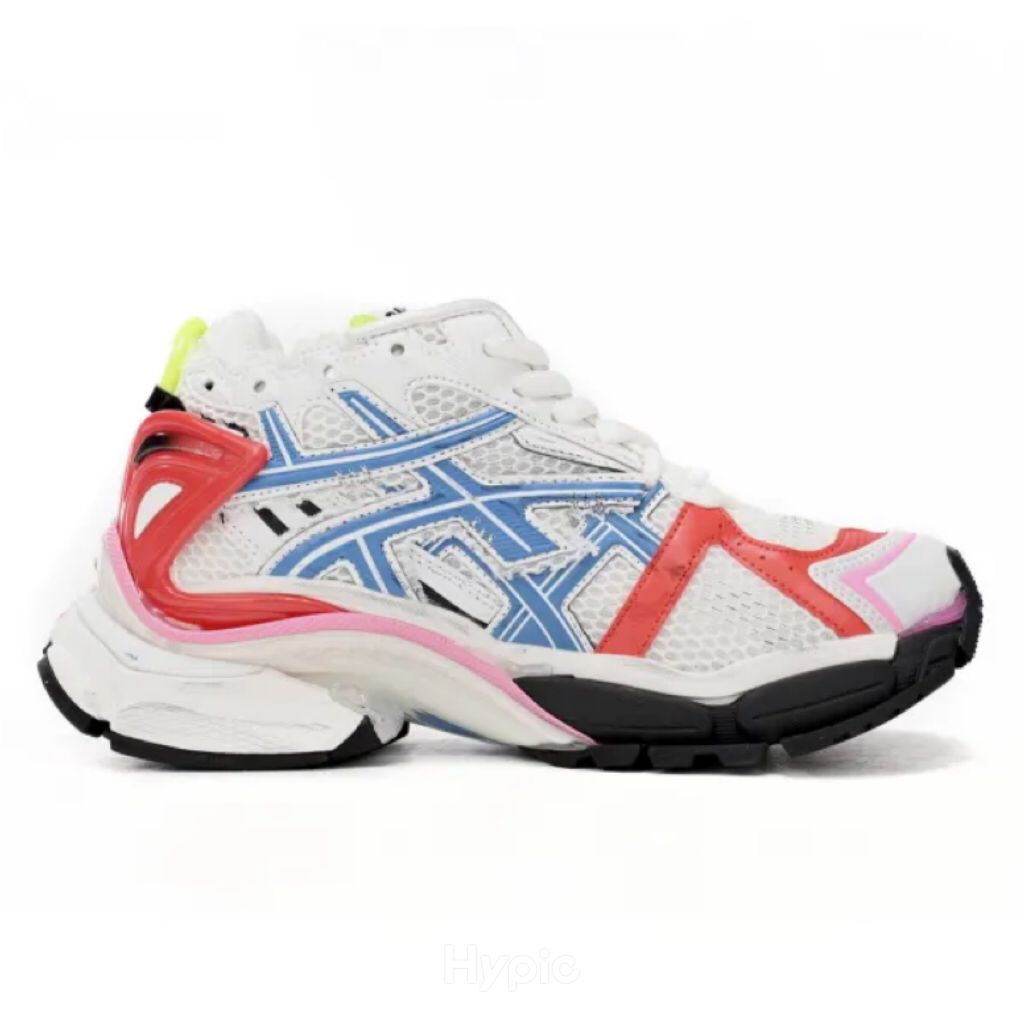 Balenciaga Runner White Blue Red 677402 W3RB6 9645