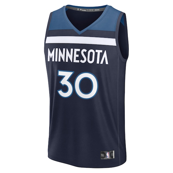 Julius Randle Minnesota Timberwolves  Fast Break Replica Player Jersey - Icon Edition - Navy