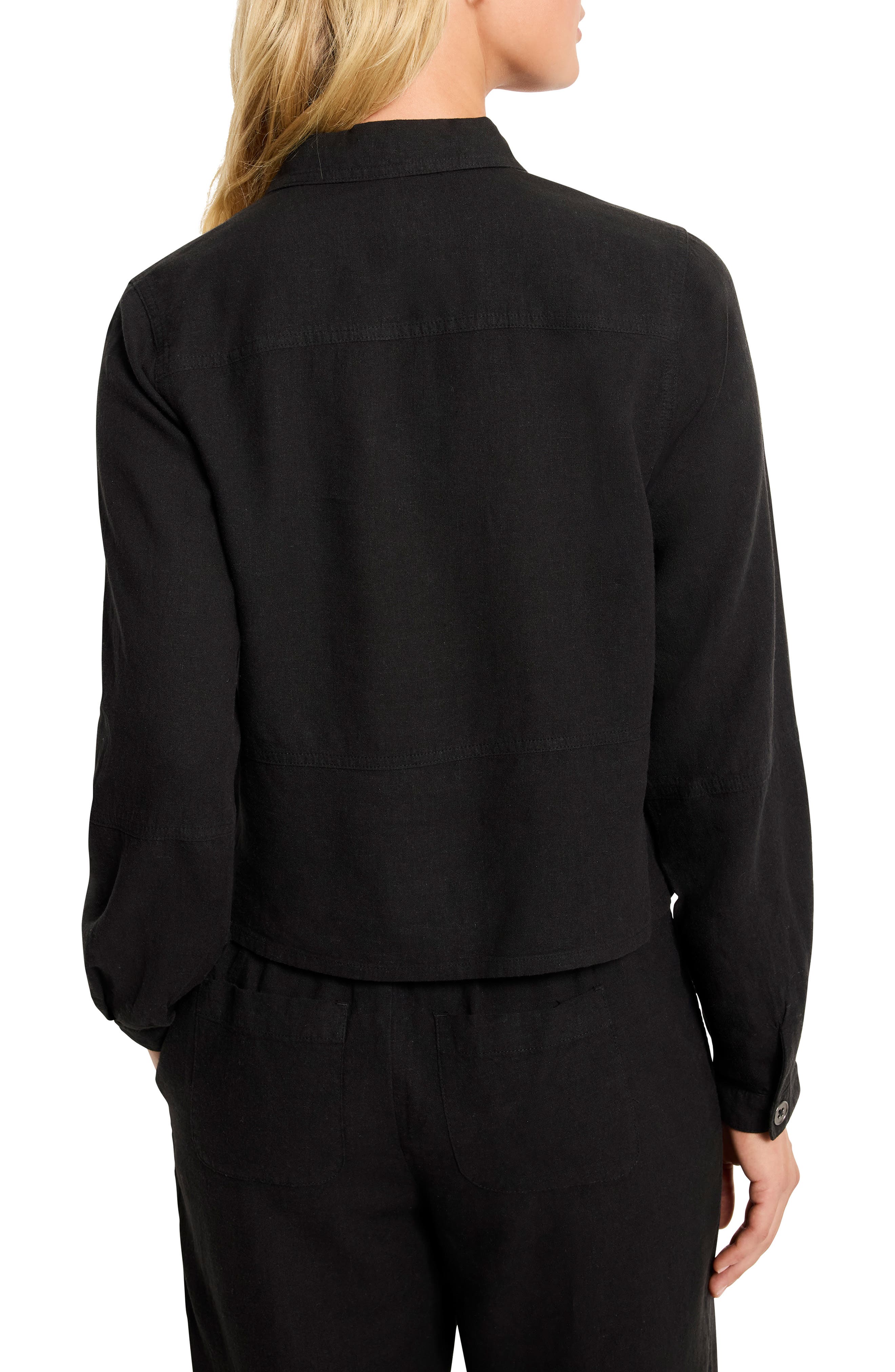 NIC+ZOE Rumba Linen Blend Shirt Jacket