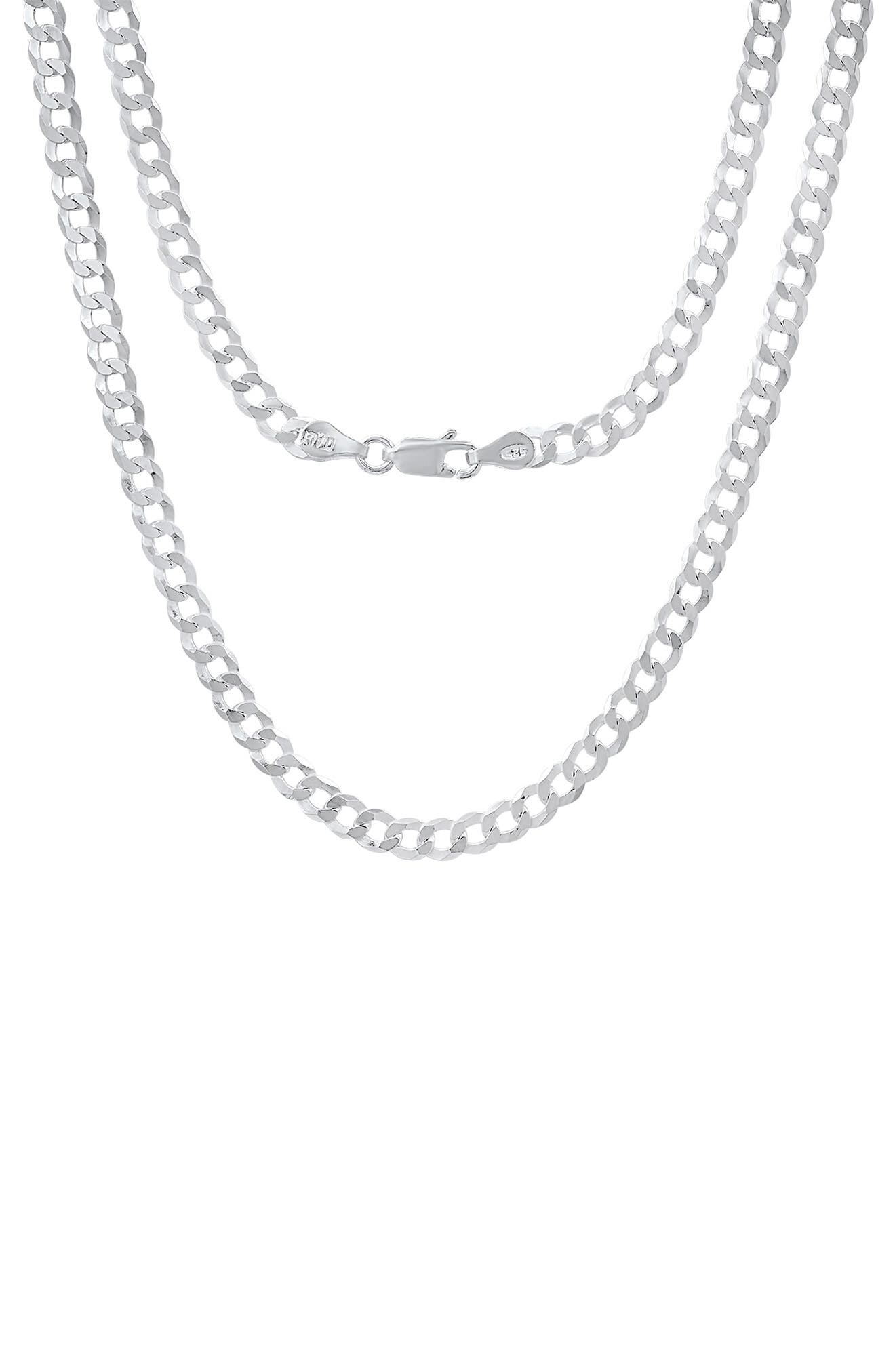 HMY JEWELRY Italian Cuban Chain Necklace