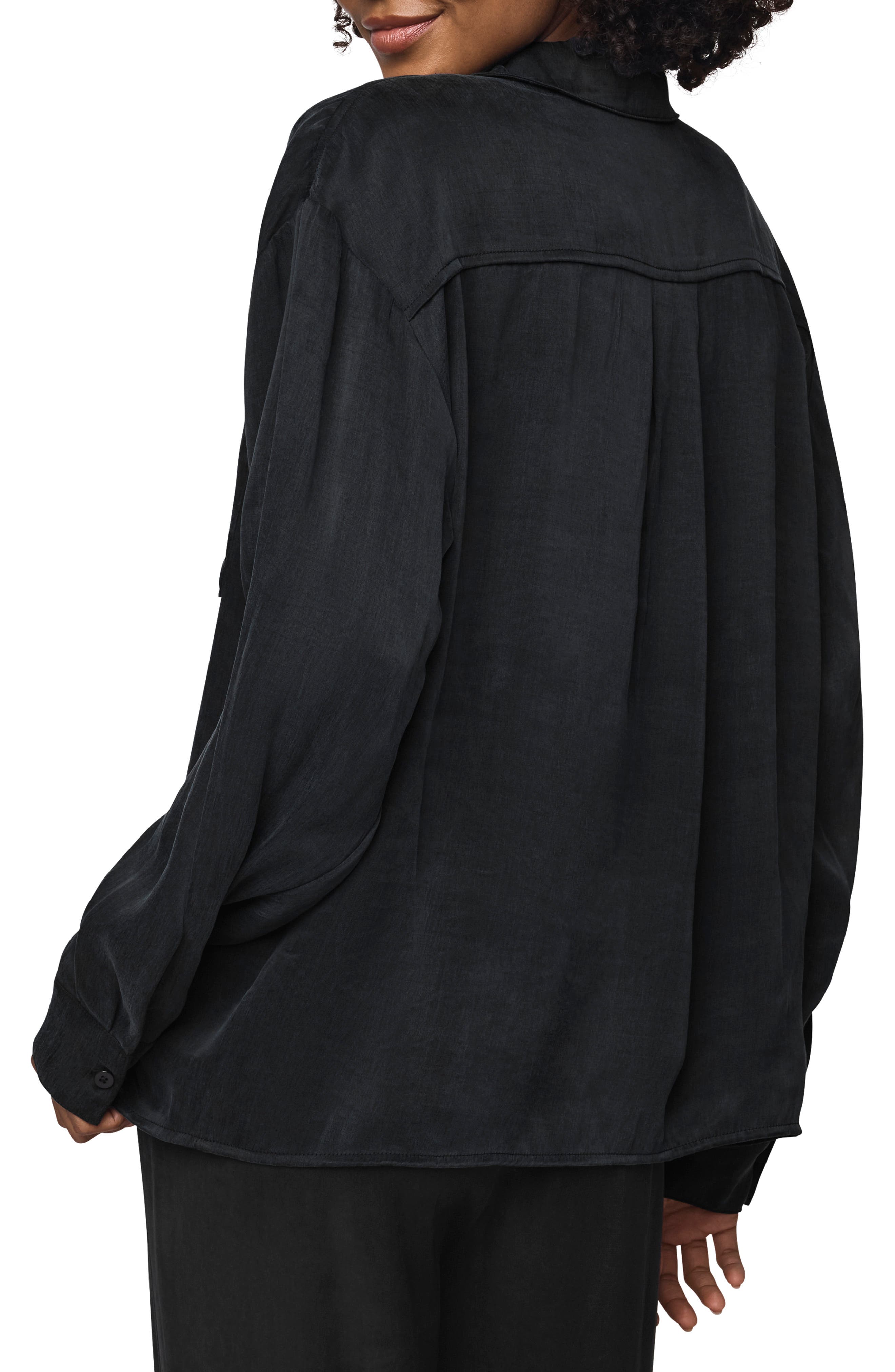 Splendid Serena Satin Shirt