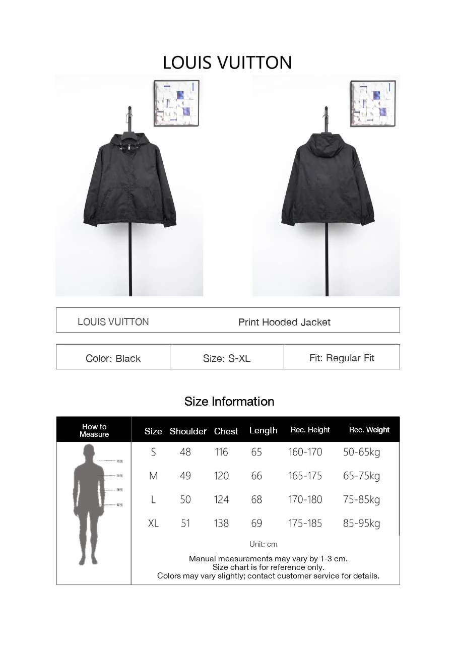 Louis Vuitton Black City Scene Print Hooded Jacket product photo from LabelPicks