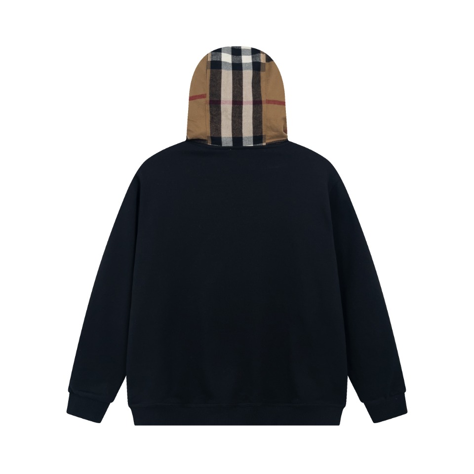 0918 New Unisex Plaid Cotton Blend Zip-Up Hoodie Jacket