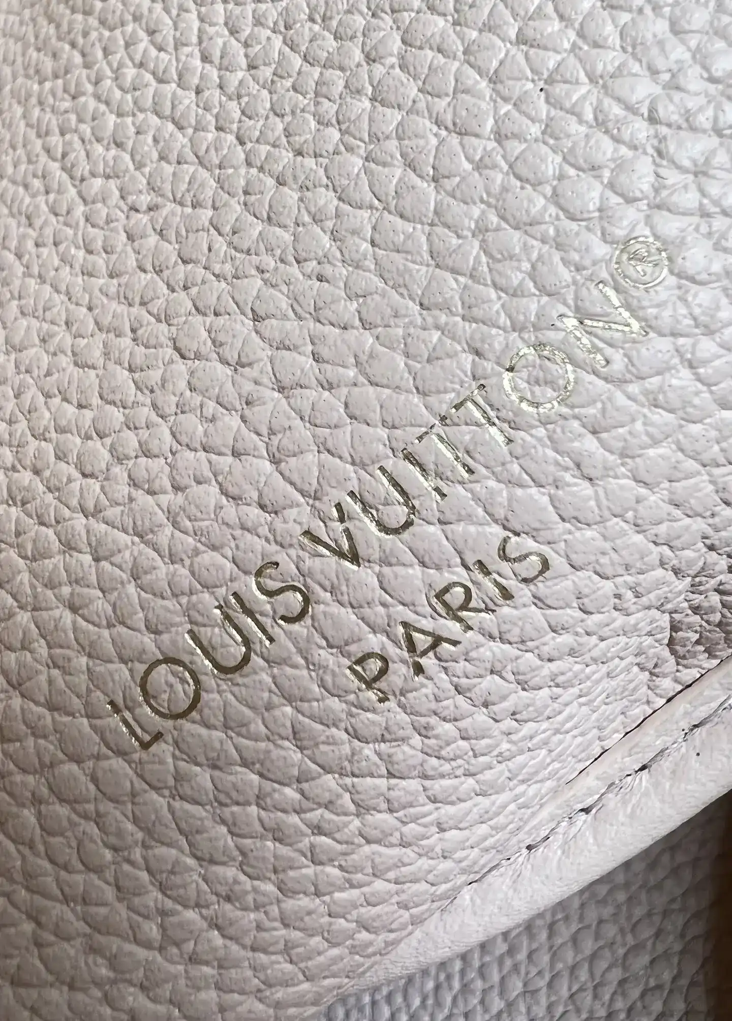 Louis Vuitton Neverfull Gold Grained Leather Tote Bag product photo from LabelPicks