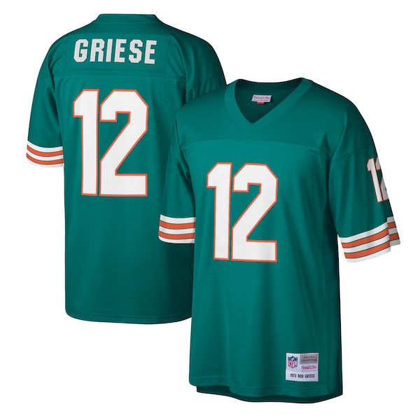 Bob Griese Miami Dolphins  Legacy Replica Jersey - Aqua
