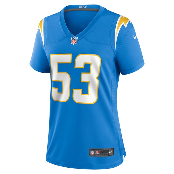 Chris Collins Los Angeles Chargers Nike Women's Team Game Jersey -  Powder Blue