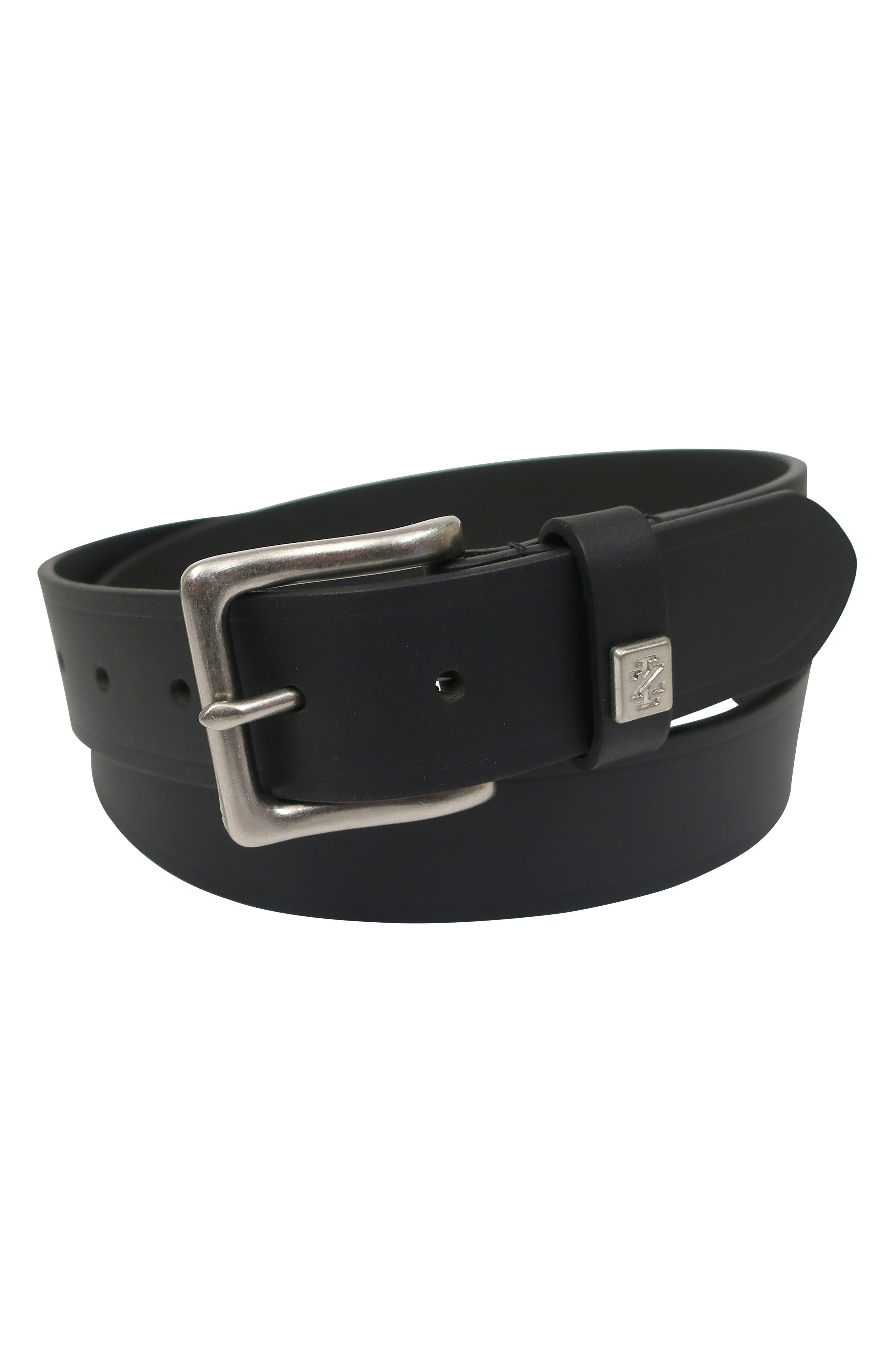IZOD Cut Edge Leather Belt