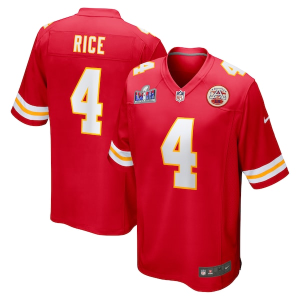 Rashee Rice Kansas City Chiefs Nike Super Bowl LVIII Game Jersey - Red