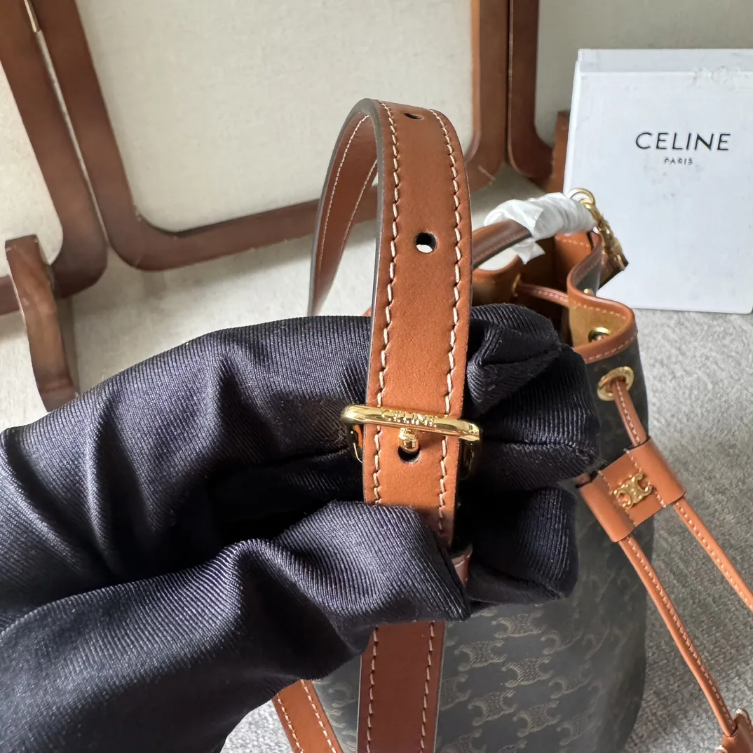 Celine Triomphe Canvas Clara Bucket Bag product photo from LabelPicks