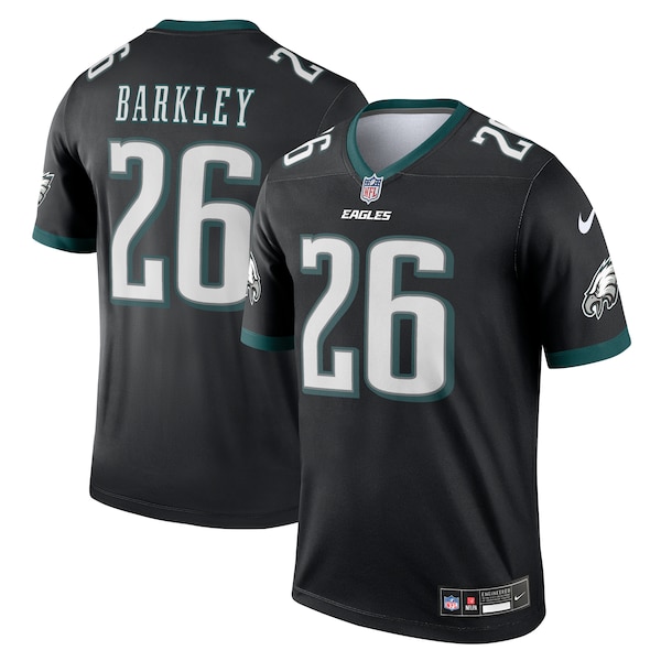 Saquon Barkley Philadelphia Eagles Nike  Legend Player Performance Top - Black/Green/Kelly Green