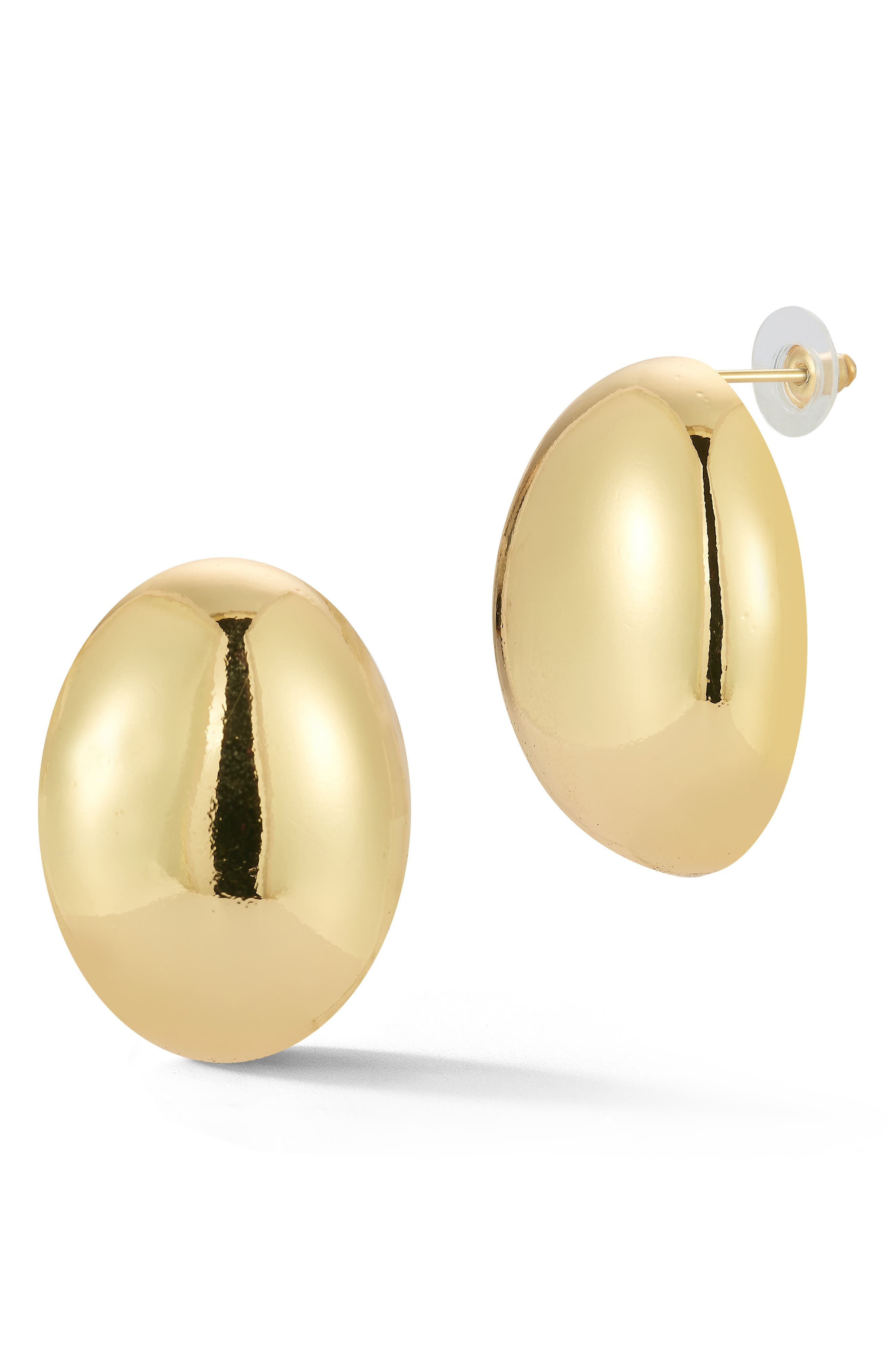 GLAZE JEWELRY Oval Stud Earrings