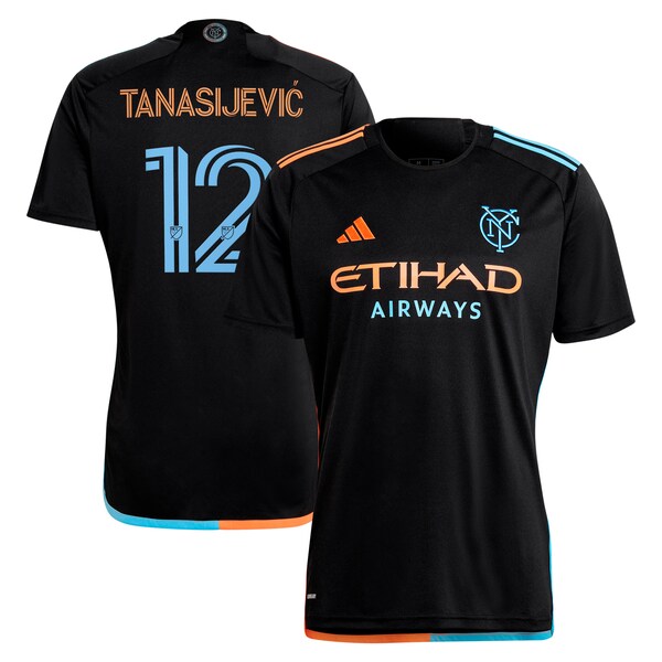 Strahinja Tanasijevic New York City FC adidas 2024 24/7 Kit Replica Player Jersey - Black
