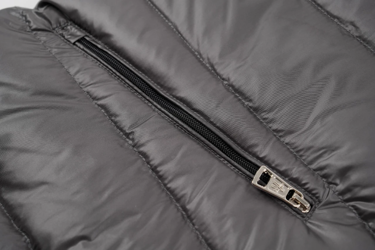 Moncler Grey Brown Gui Quilted Lightweight Down Vest product photo from LabelPicks