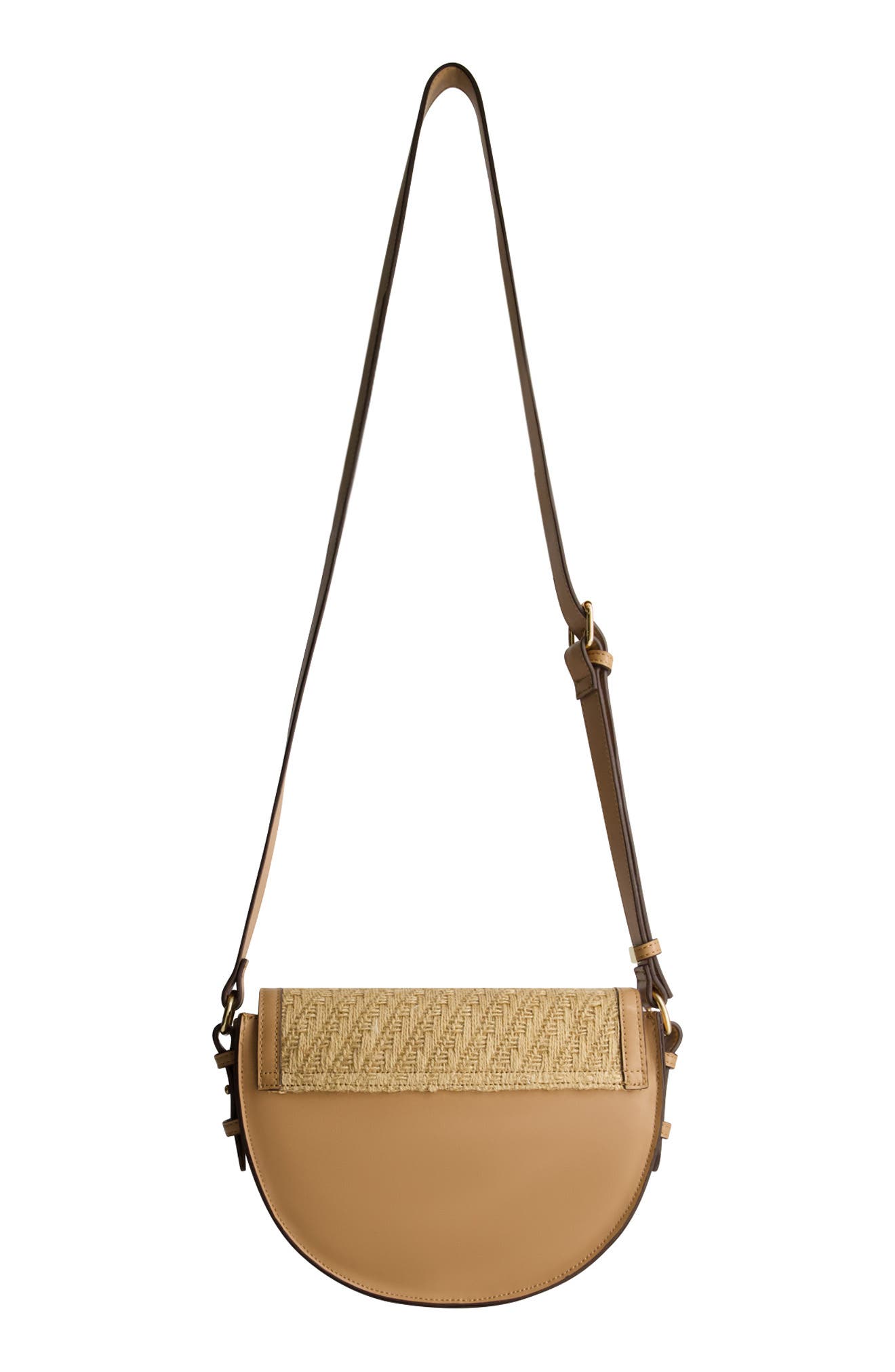 Tommy Bahama Logo Debossed Raffia Crossbody Bag