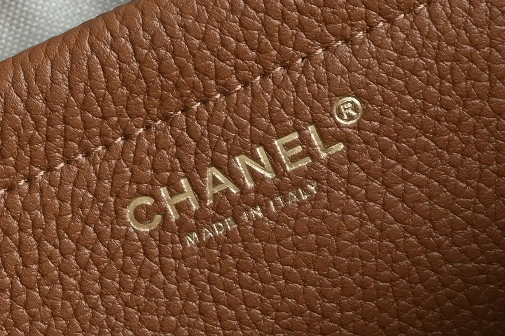 Chanel Brown Calfskin Top Handle Bag product photo from LabelPicks