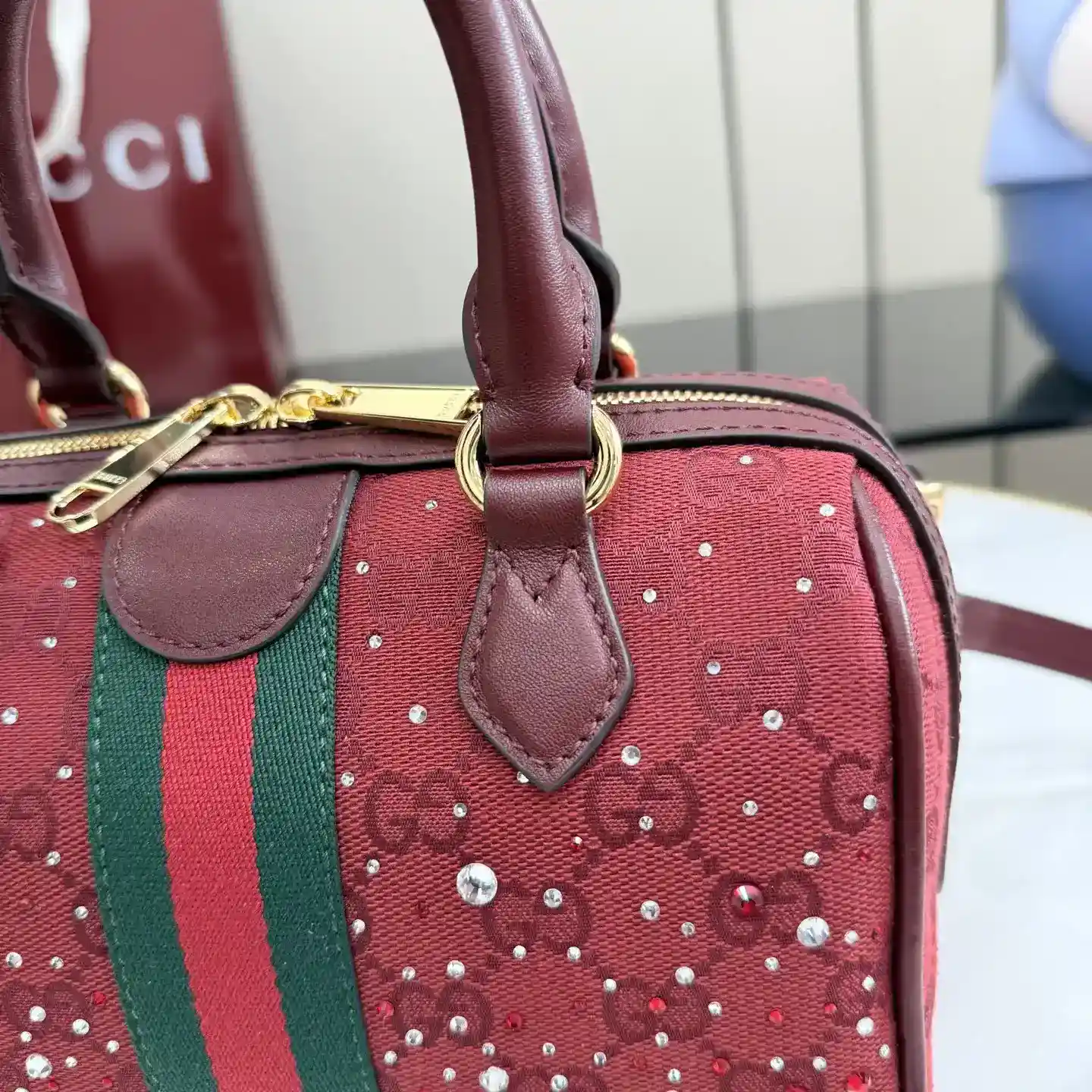 Gucci Ophidia GG Supreme Canvas Top Handle Bag product photo from LabelPicks