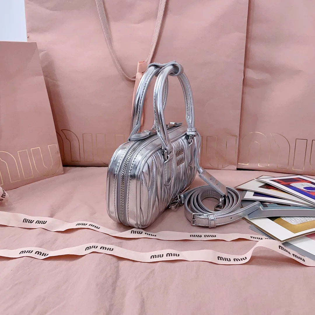 Miu Miu Arcadie Satin Top Handle Bag product photo from LabelPicks