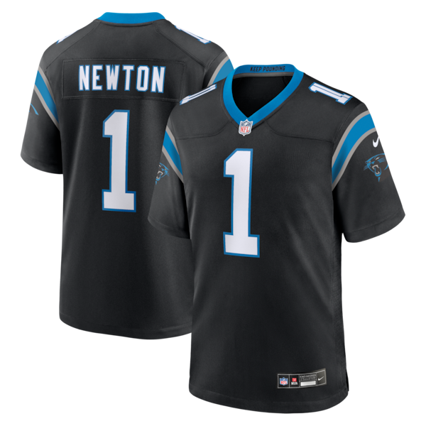 Cam Newton Carolina Panthers Nike Team Retired Game Jersey -  Black