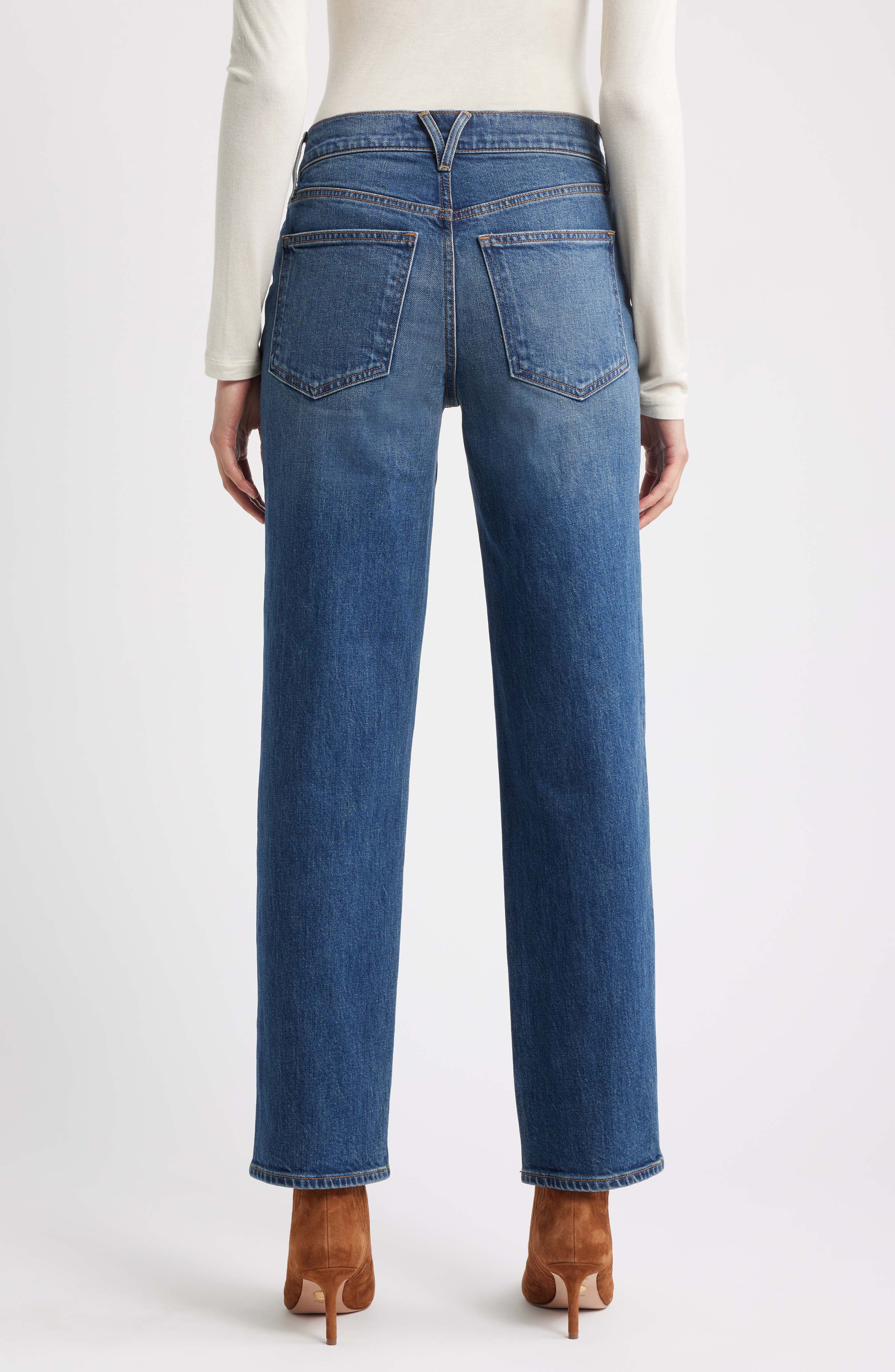 Veronica Beard Leah Straight Leg Jeans