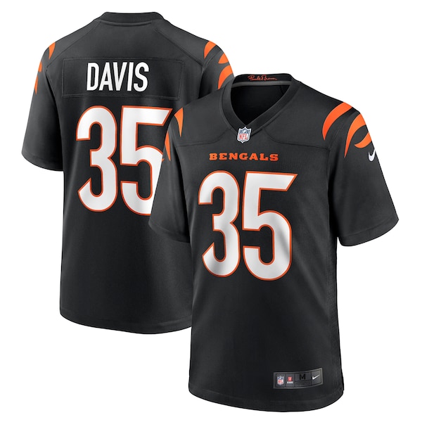 Jalen Davis Cincinnati Bengals Nike Game Player Jersey - Black