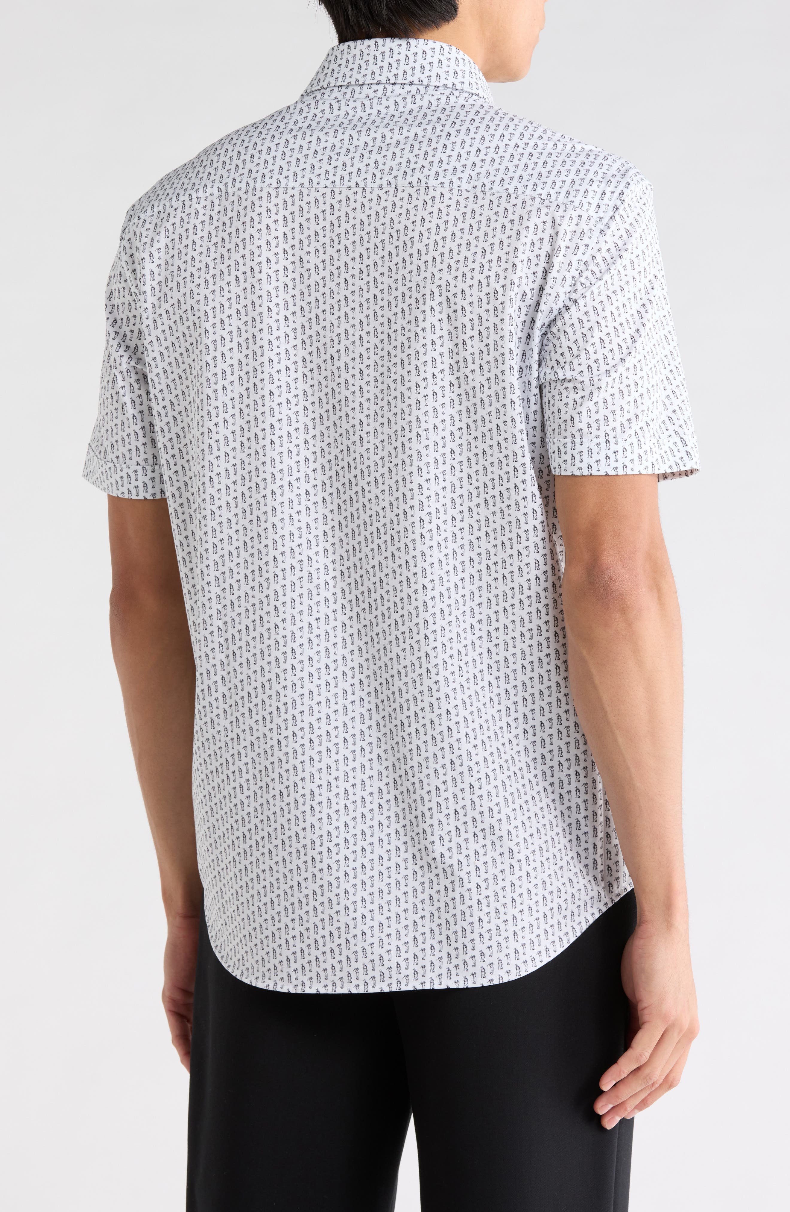 Bugatchi Short Sleeve Woven Shirt